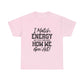 Motivational Unisex Cotton Tee - "I Match ENERGY" Shirt