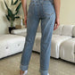 Judy Blue Full Size High Waist Cuff Hem Jeans