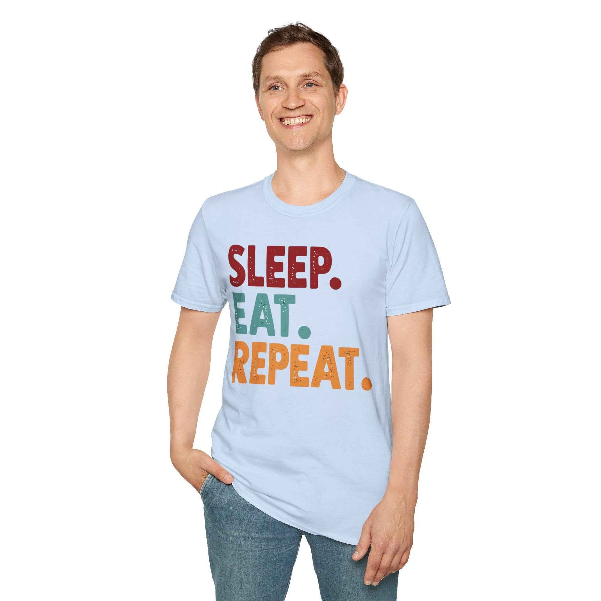 Sleep Eat Repeat Unisex Softstyle T-Shirt
