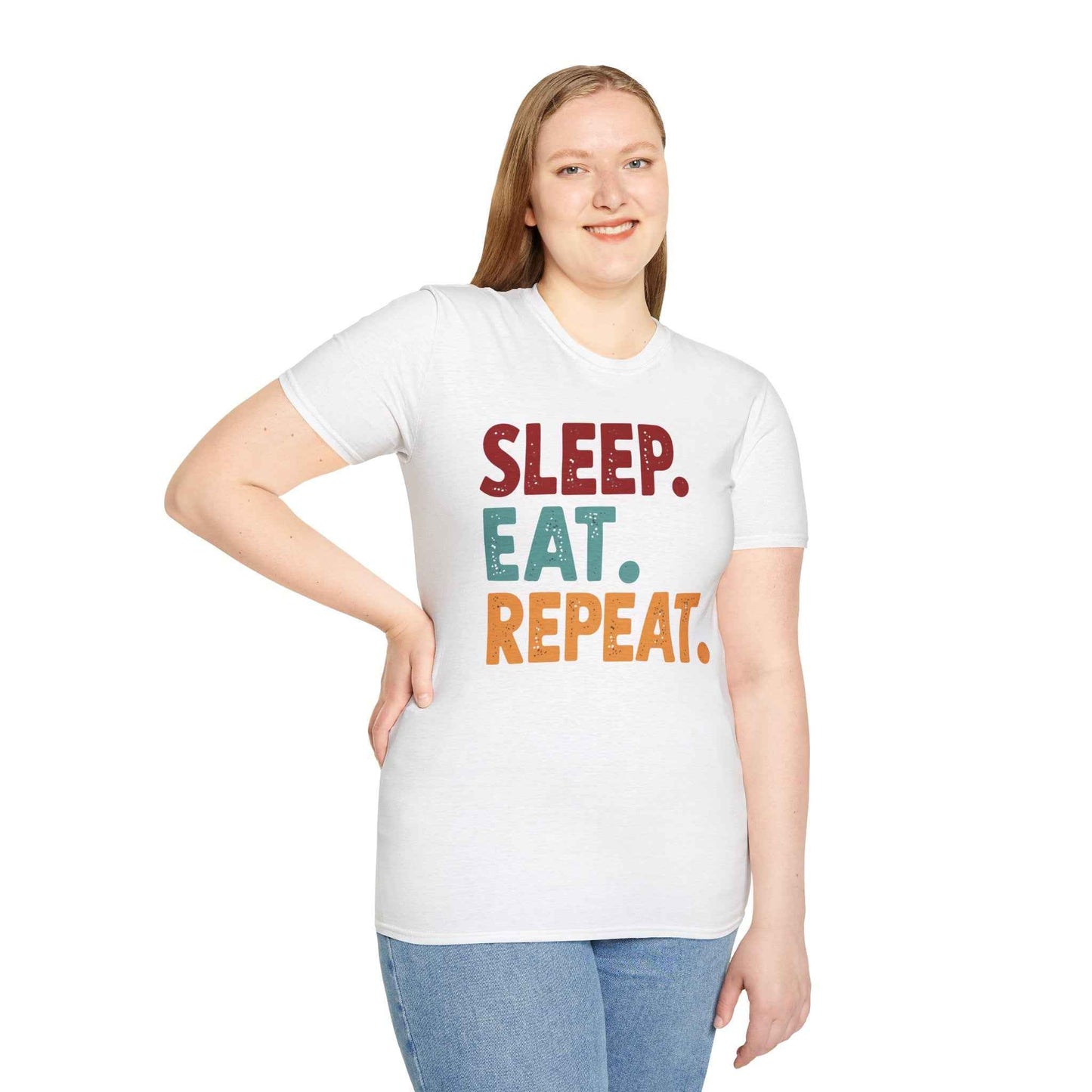 Sleep Eat Repeat Unisex Softstyle T-Shirt