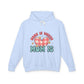 Home Is Where Mom Is Hoodie — Plaid Heart Mother's Day Sweatshirt