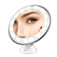 360 Swivel 10x Magnifying Bright LED Lighted Makeup Mirror