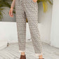 Ivy Lane Tied Printed Pants with Pockets