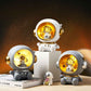 Astronaut Creative Night Light Piggy Bank Resin Decor Cute Character Model Nordic Home Decor Living Room Desk Decoration Gifts