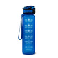 1L Motivational Tritan Water Bottle With Time Markers & Leakproof Design For Fitness & Sports