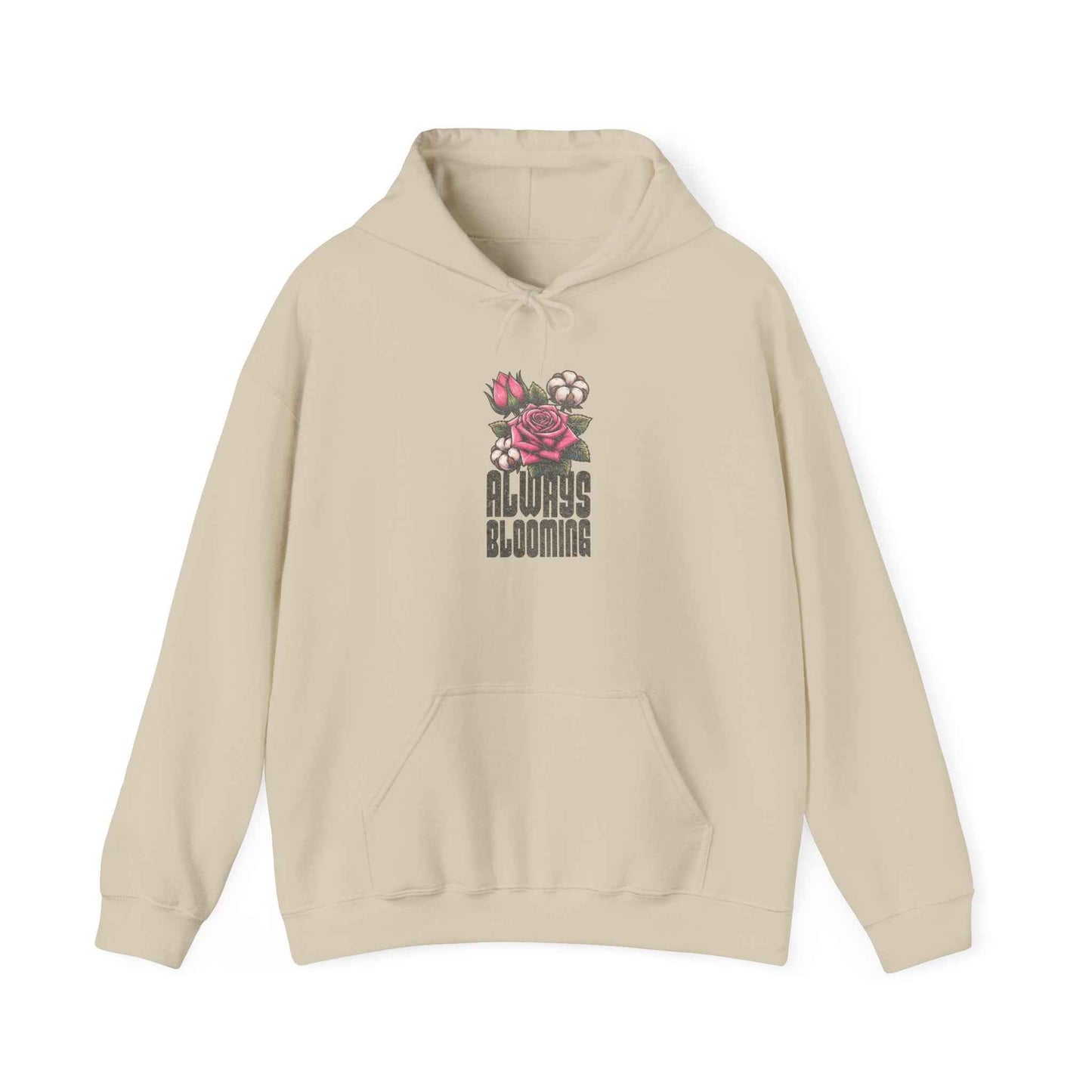 Always Blooming Plant Floral Cartoon Graphic Pullover