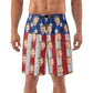 Mens Lightweight Hawaiian Beach Shorts