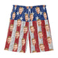 Mens Lightweight Hawaiian Beach Shorts