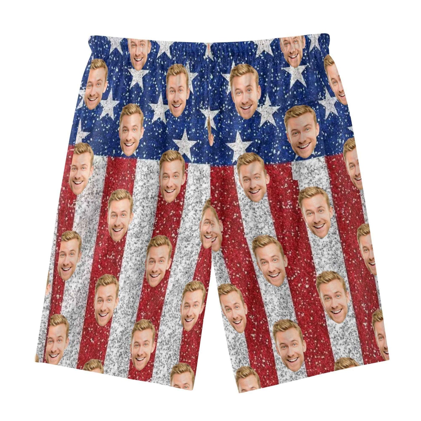 Mens Lightweight Hawaiian Beach Shorts