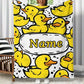 Custom Yellow Duck Flannel Throw Cozy Personalized  Soft