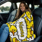 Custom Yellow Duck Flannel Throw Cozy Personalized  Soft