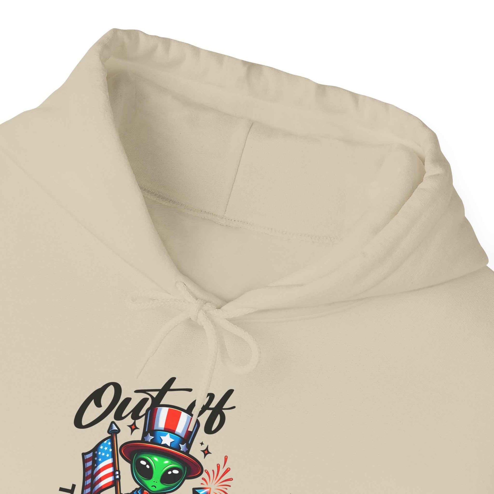 Alien DJ Hoodie —Out of This World Independence Graphic Pullover