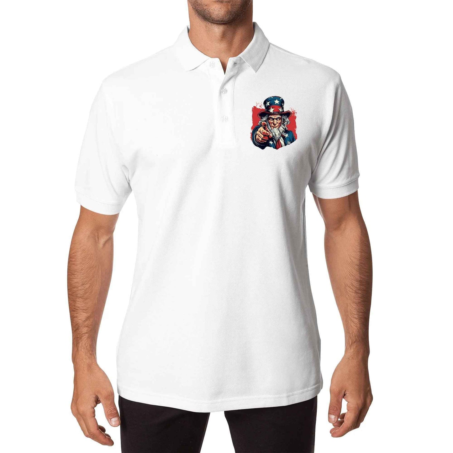 Zimonto Unisex Adult Half Printed Cotton Polo Shirt - Comfortable, Breathable, Trendy Design