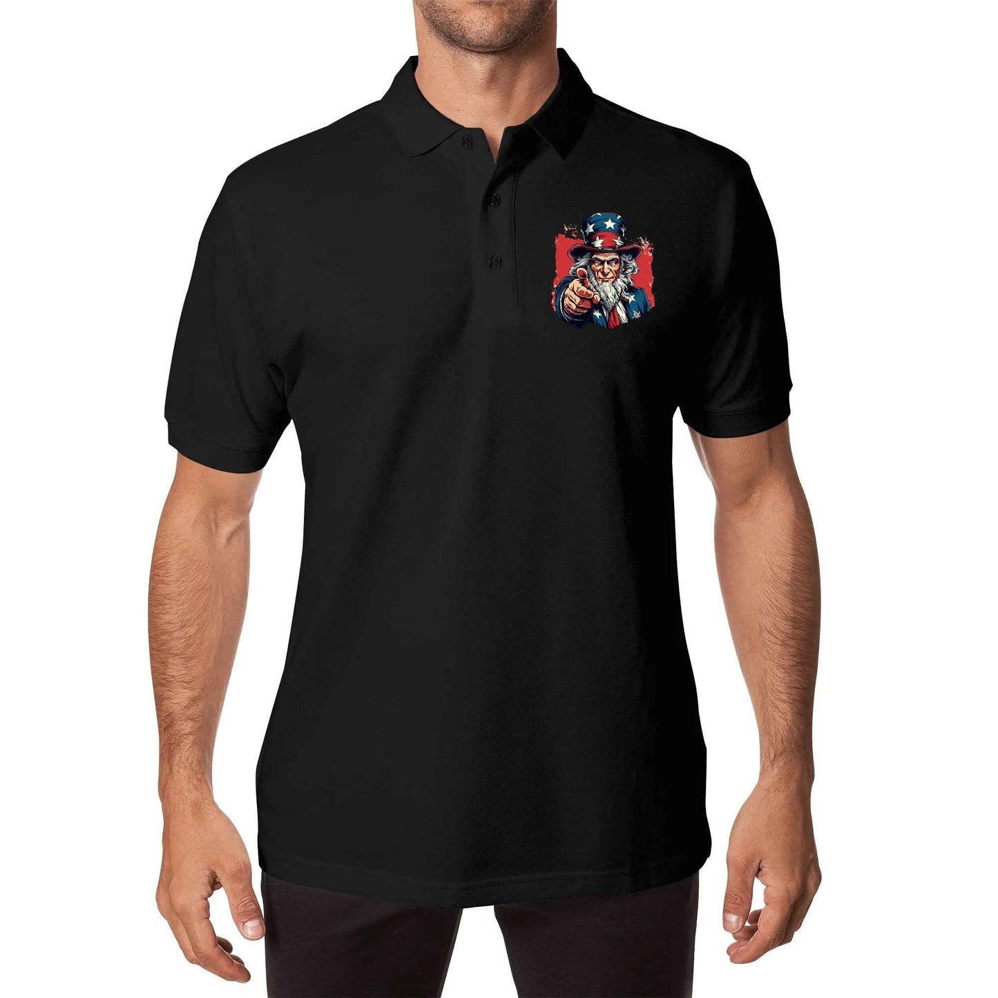 Zimonto Unisex Adult Half Printed Cotton Polo Shirt - Comfortable, Breathable, Trendy Design