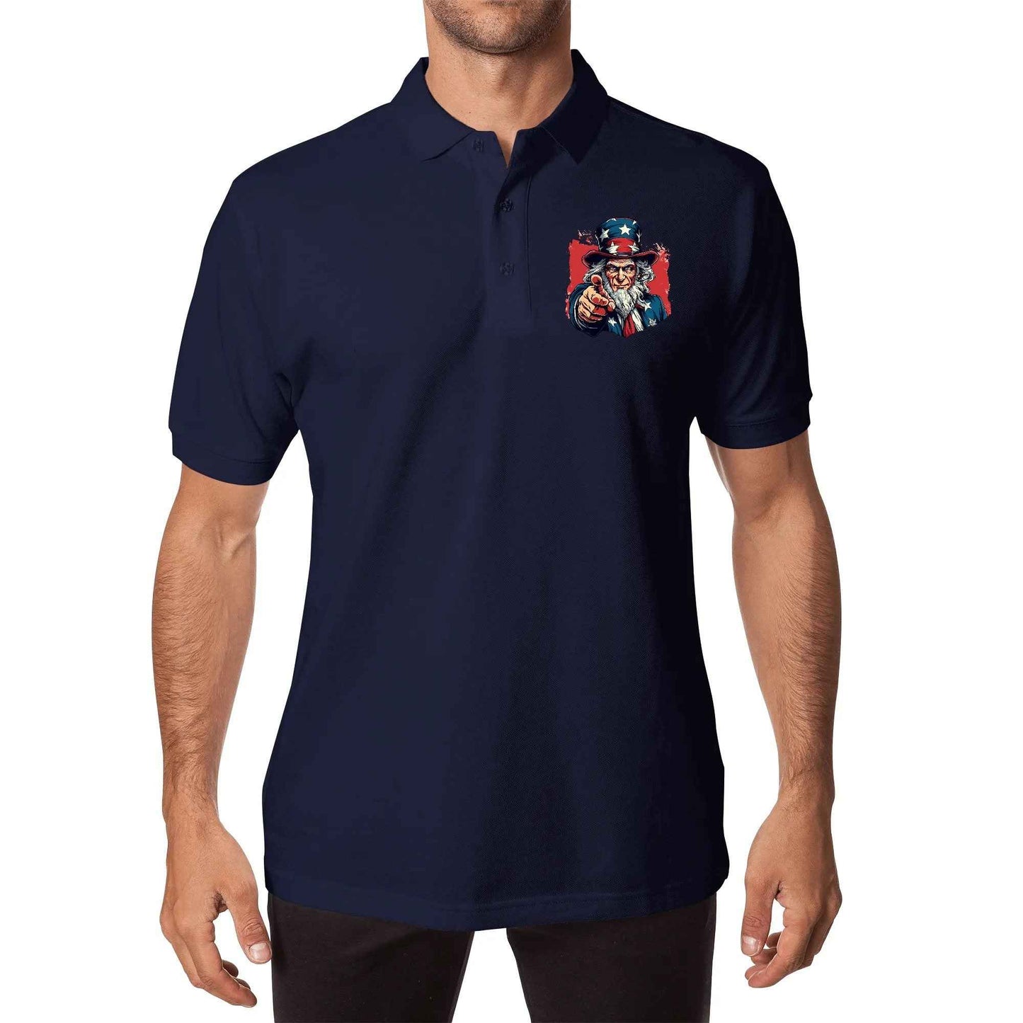 Zimonto Unisex Adult Half Printed Cotton Polo Shirt - Comfortable, Breathable, Trendy Design