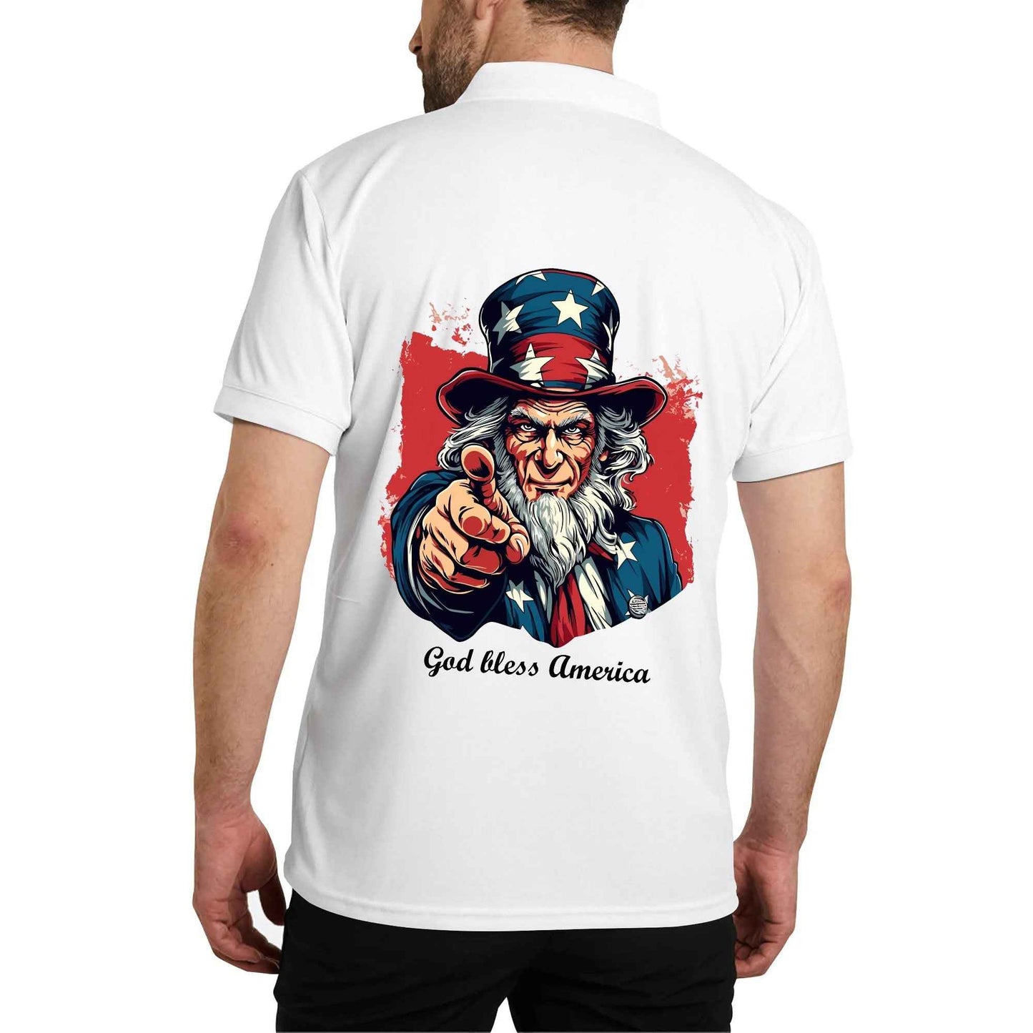 Zimonto Unisex Adult Half Printed Cotton Polo Shirt - Comfortable, Breathable, Trendy Design