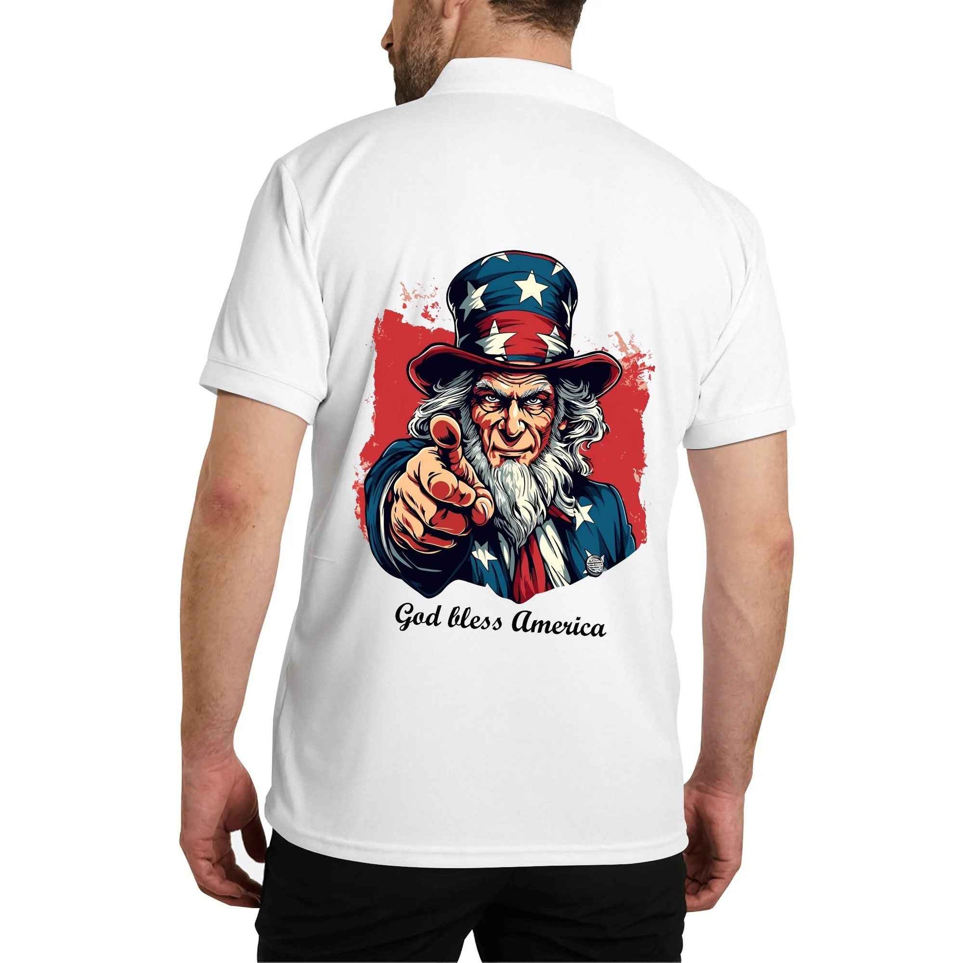 Zimonto Unisex Adult Half Printed Cotton Polo Shirt - Comfortable, Breathable, Trendy Design