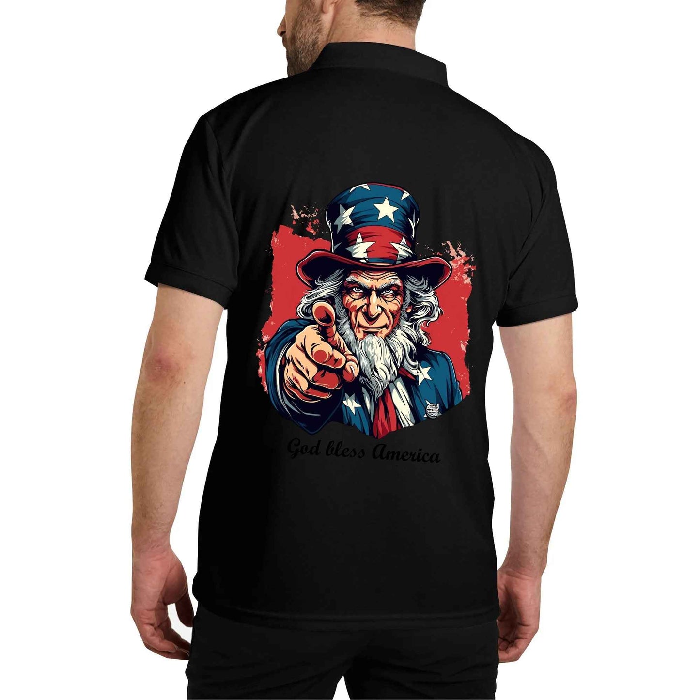 Zimonto Unisex Adult Half Printed Cotton Polo Shirt - Comfortable, Breathable, Trendy Design