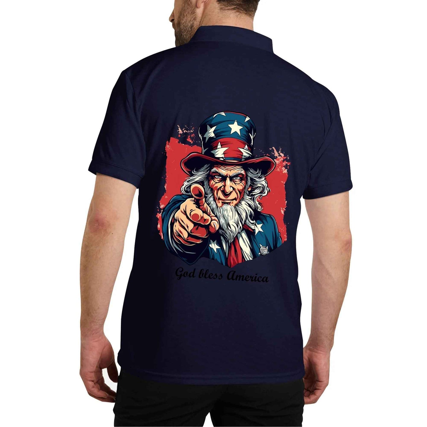 Zimonto Unisex Adult Half Printed Cotton Polo Shirt - Comfortable, Breathable, Trendy Design