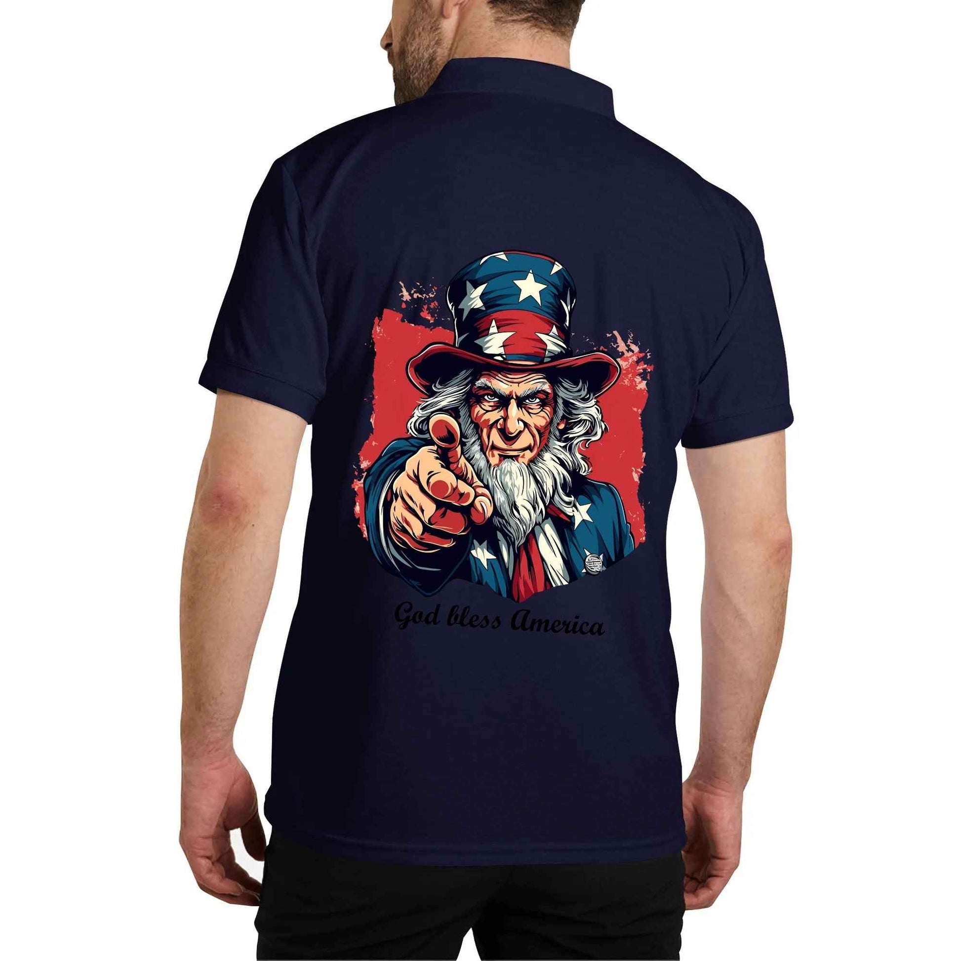 Zimonto Unisex Adult Half Printed Cotton Polo Shirt - Comfortable, Breathable, Trendy Design