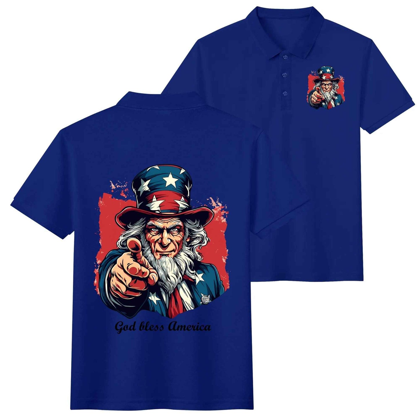 Zimonto Unisex Adult Half Printed Cotton Polo Shirt - Comfortable, Breathable, Trendy Design