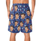 Mens Lightweight Hawaiian Beach Shorts