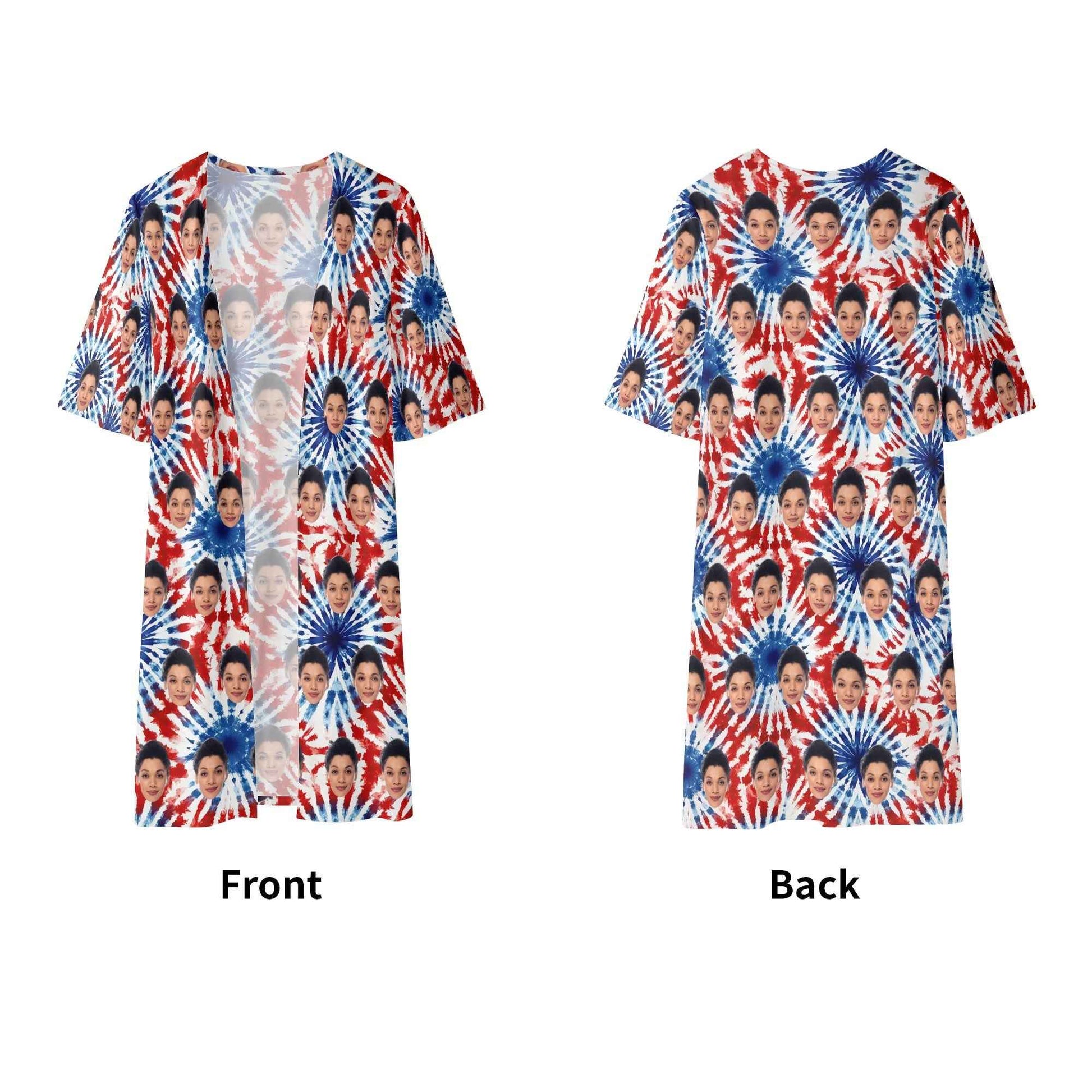 Womens Half Sleeve Kimono Cardigan