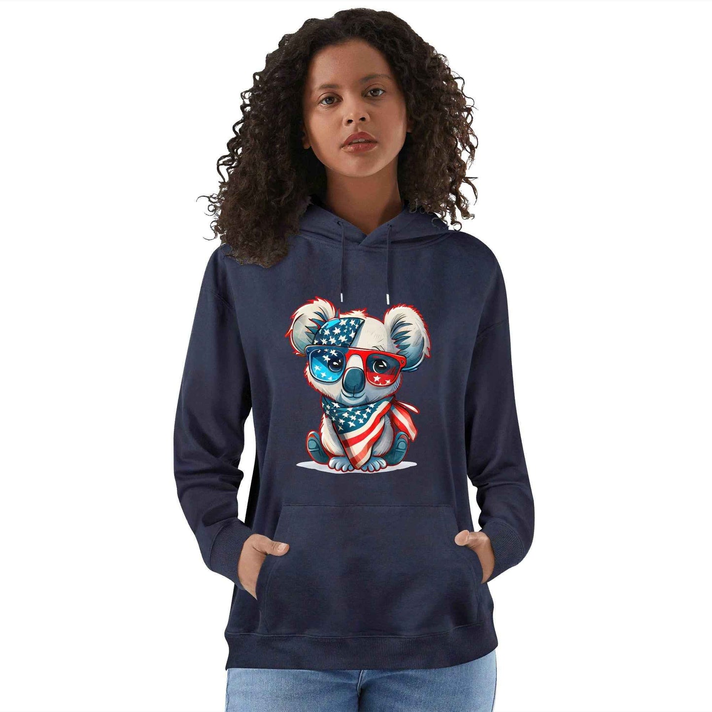 Cozy Koala Hoodie with Vibrant Custom Designs