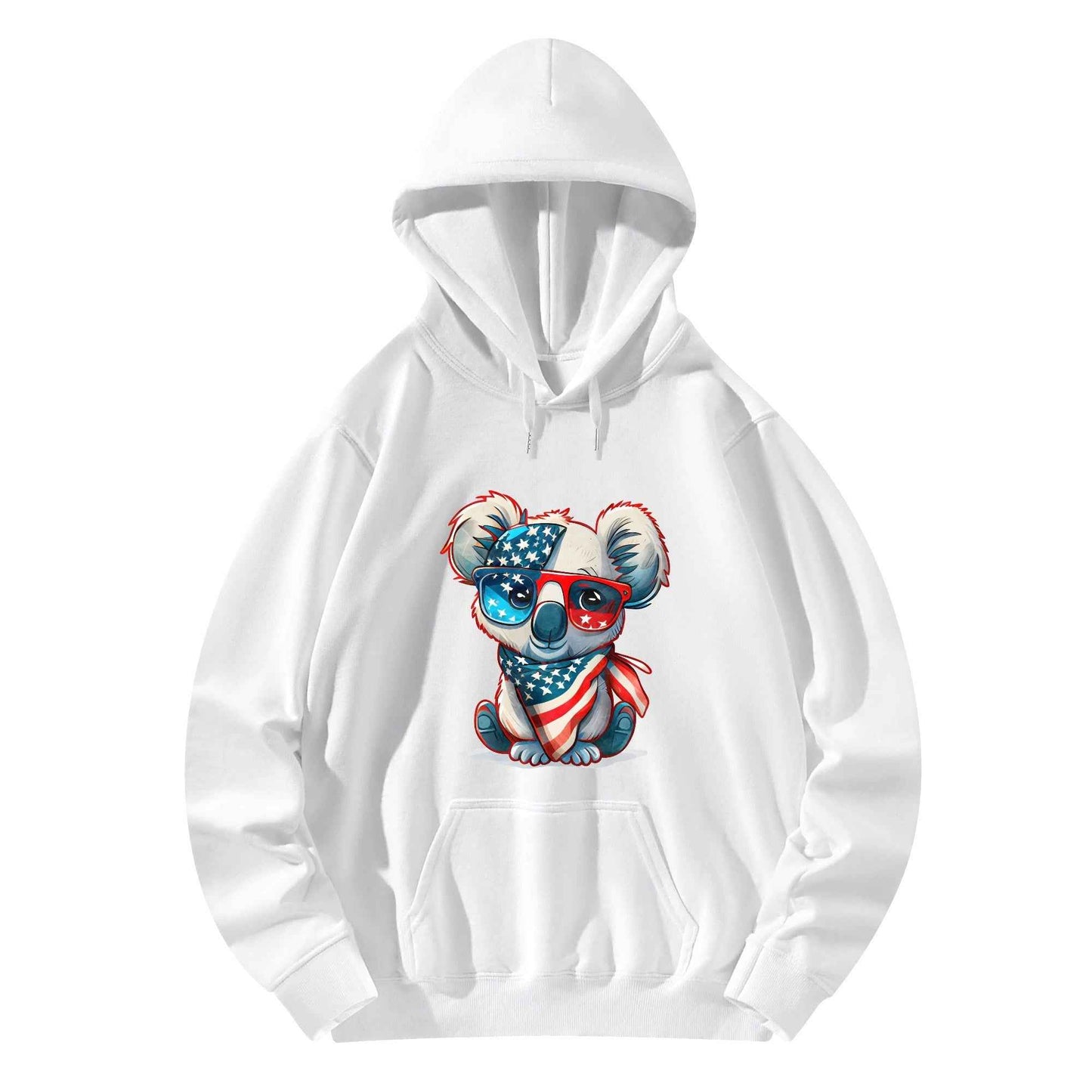 Cozy Koala Hoodie with Vibrant Custom Designs
