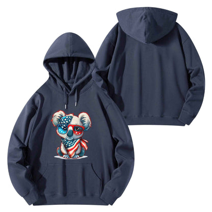 Cozy Koala Hoodie with Vibrant Custom Designs