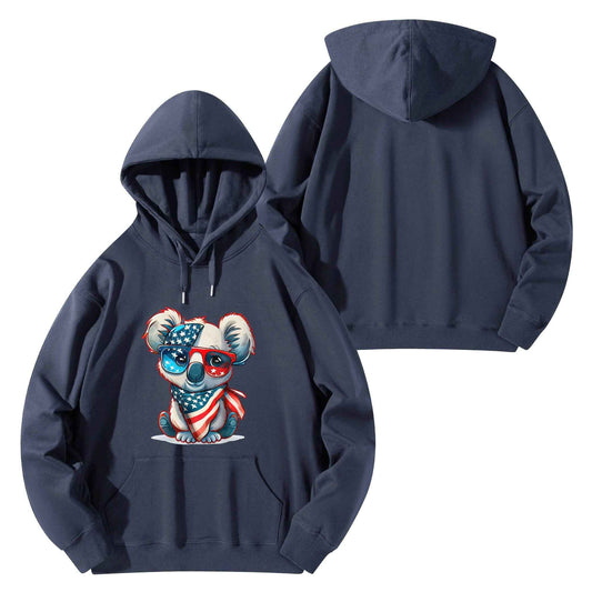 Cozy Koala Hoodie with Vibrant Custom Designs