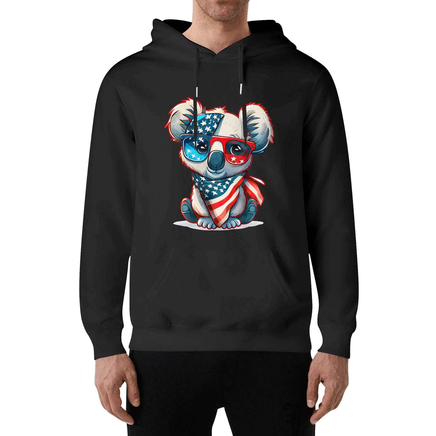 Cozy Koala Hoodie with Vibrant Custom Designs