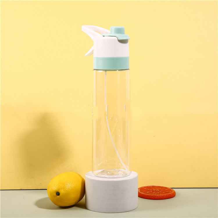 Generic Large Capacity Spray Water Bottle for Easy Hydration
