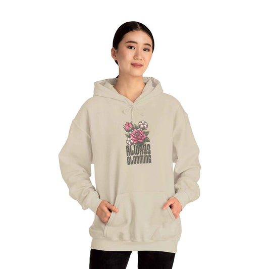 Always Blooming Plant Floral Cartoon Graphic Pullover