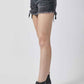 RISEN Raw Hem Denim Shorts with Pockets