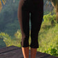 Side Slit Capris Leggings