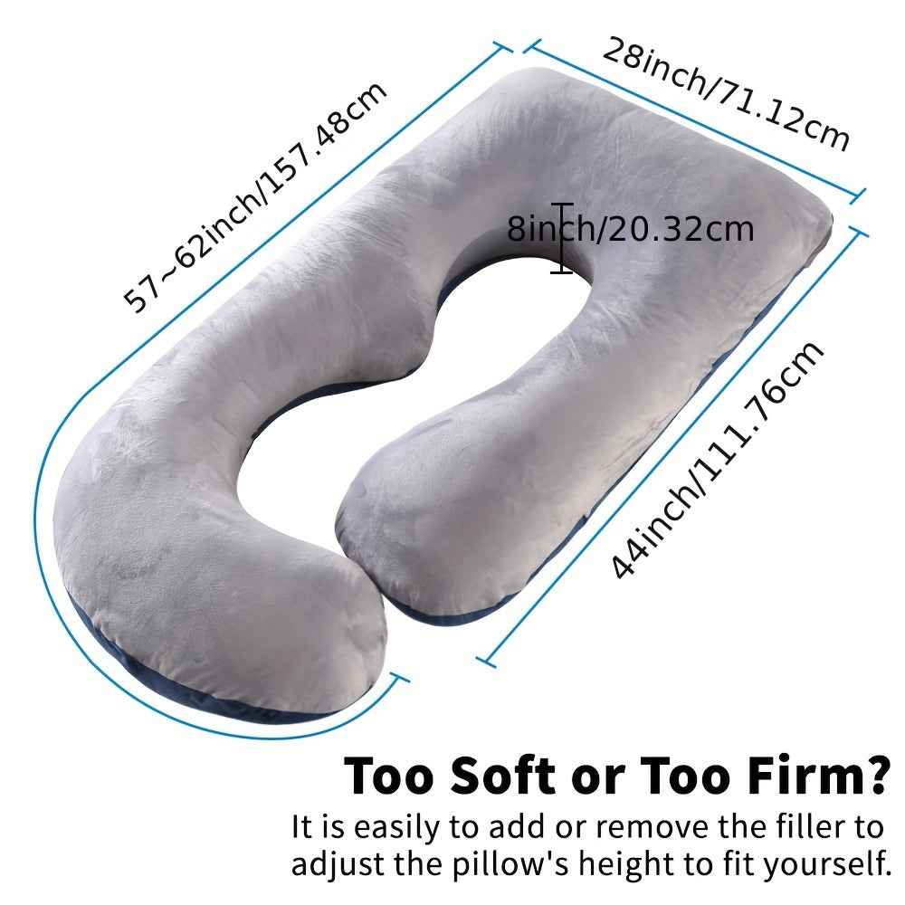 60 JShaped Full Body Pillow Ultimate Sleep Comfort