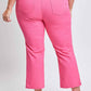 YMI Jeanswear Full Size Mid-Rise Hyperstretch Cropped Straight Pants