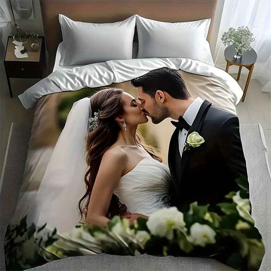 Personalized Flannel Photo Blanket Cherished Memories All Seasons