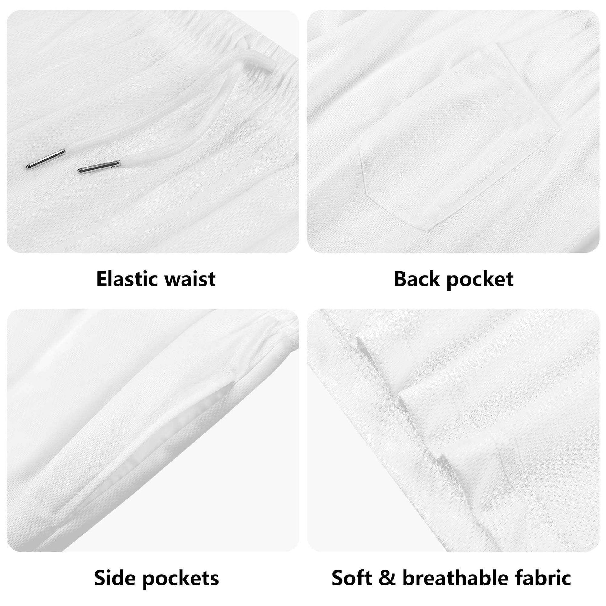 Mens Lightweight Hawaiian Beach Shorts