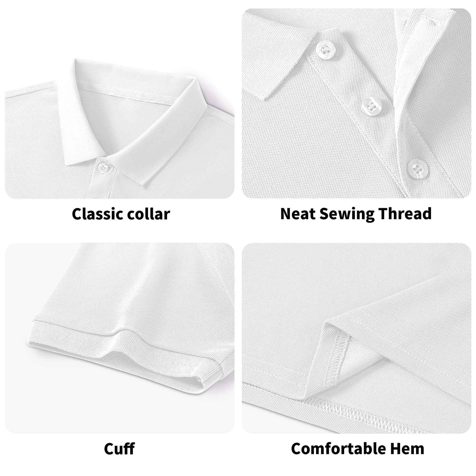 Zimonto Unisex Adult Half Printed Cotton Polo Shirt - Comfortable, Breathable, Trendy Design