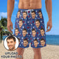 Mens Lightweight Hawaiian Beach Shorts