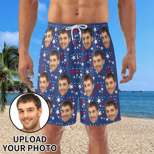 Mens Lightweight Hawaiian Beach Shorts