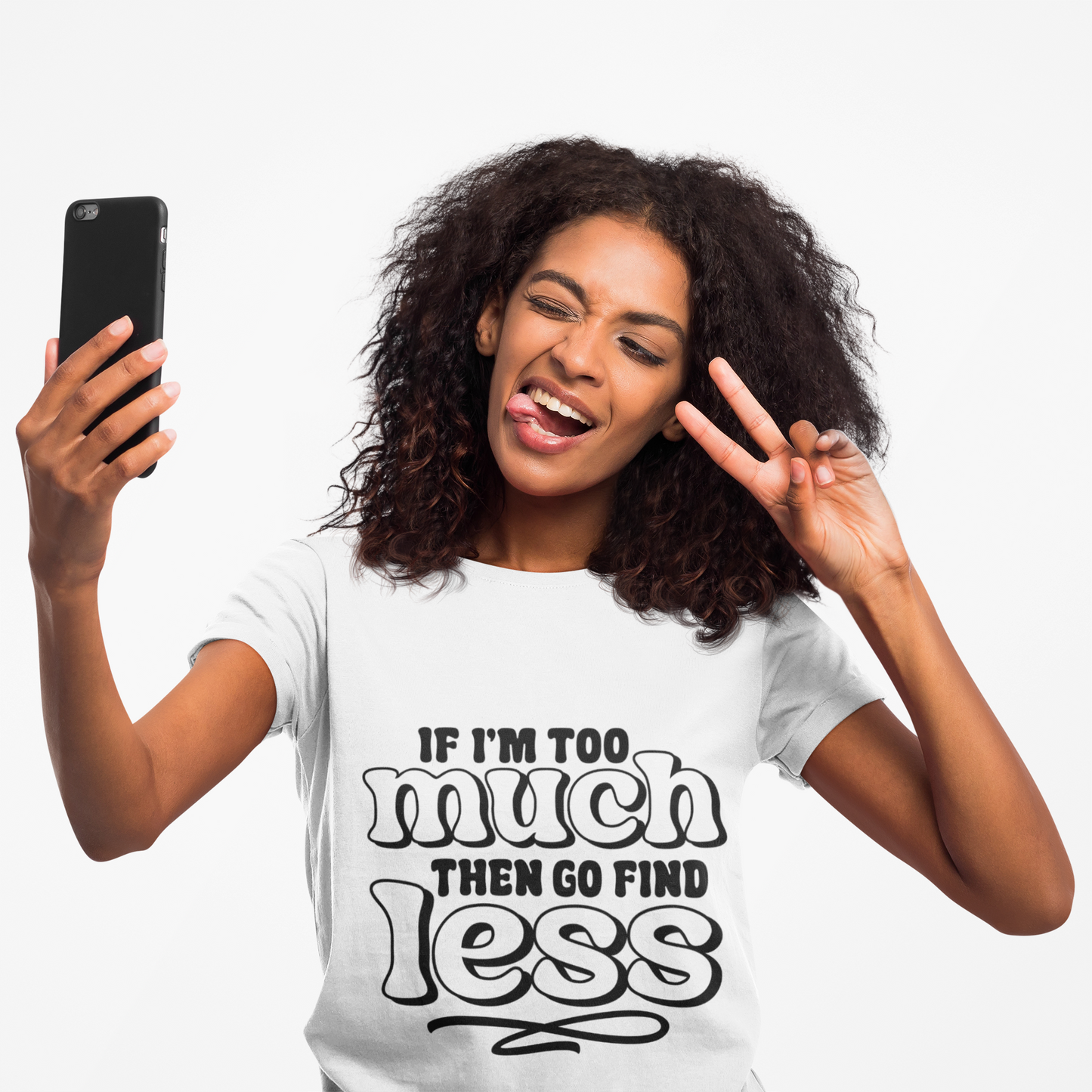 Bold Statement Unisex Heavy Cotton Tee - 'If I'm Too Much, Then Go Find Less'