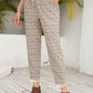 Ivy Lane Tied Printed Pants with Pockets