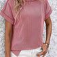 Mandy Striped Round Neck Short Sleeve T-Shirt
