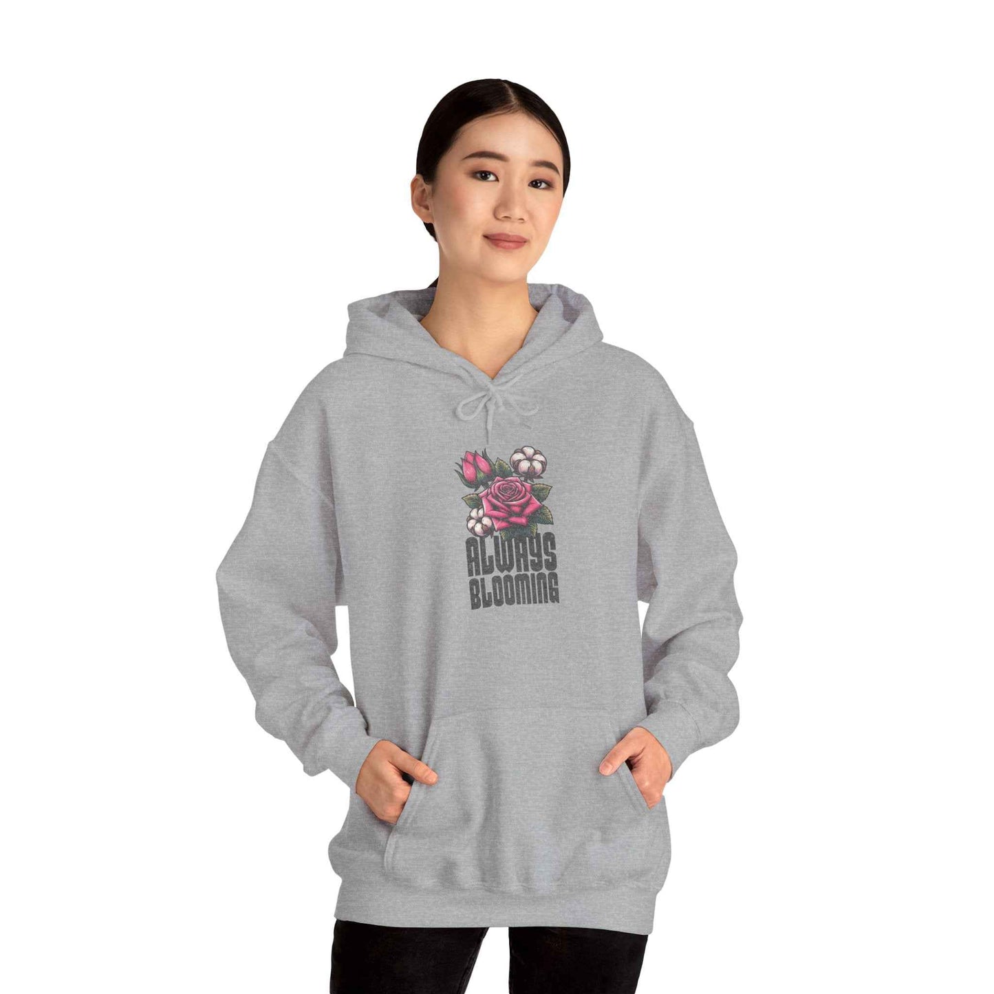Always Blooming Plant Floral Cartoon Graphic Pullover