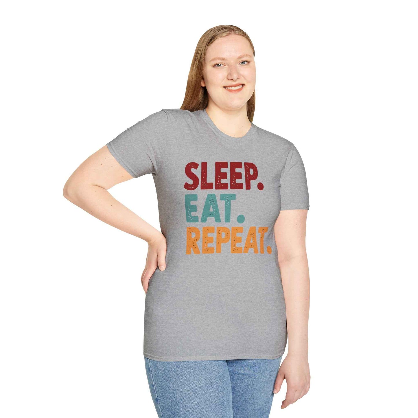 Sleep Eat Repeat Unisex Softstyle T-Shirt