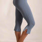 Side Slit Capris Leggings