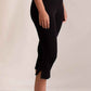 Side Slit Capris Leggings